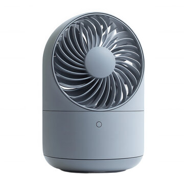 便携式USB桌面风扇，个人迷你风扇，小型静音办公桌面风扇（透明背景）