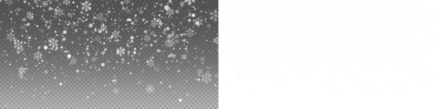 雪花飘落冬季叠加透明动态背景PNG图片