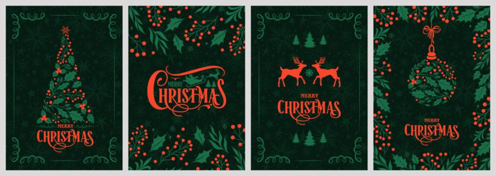 以圣诞为主题的节日喜庆设计