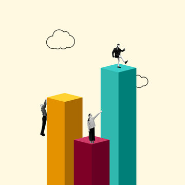 商务人士工作。概念艺术。创意设计。广告。