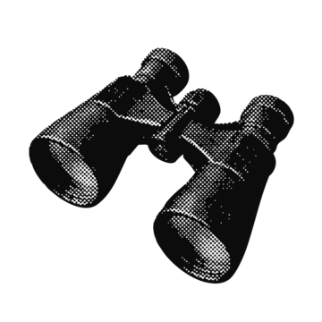 双筒望远镜半色调脏污矢量设计元素