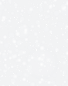 透明背景上孤立的无缝PNG白色降雪光效。用于营造冬季氛围设计、包装纸或圣诞页面填充层的特殊半透明叠加效果