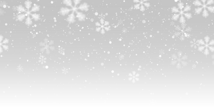 PNG透明背景落雪素材：小雪、雪花、雪景背景及散景灯光矢量文件