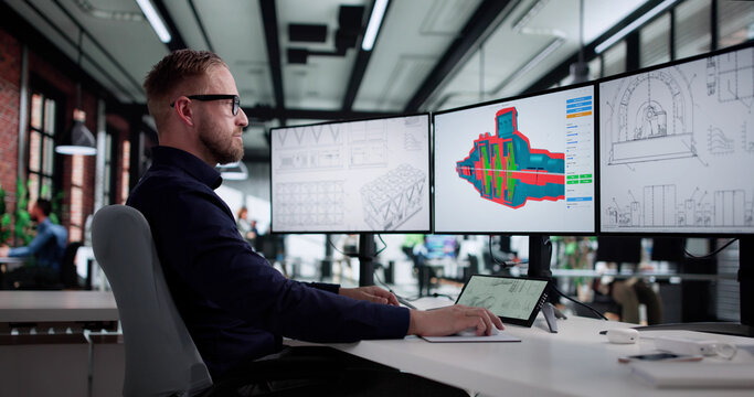 创新机械工程师设计3D CAD模型