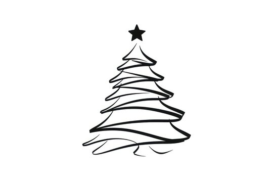 Line Christmas Tree christmas christmas tree festival.