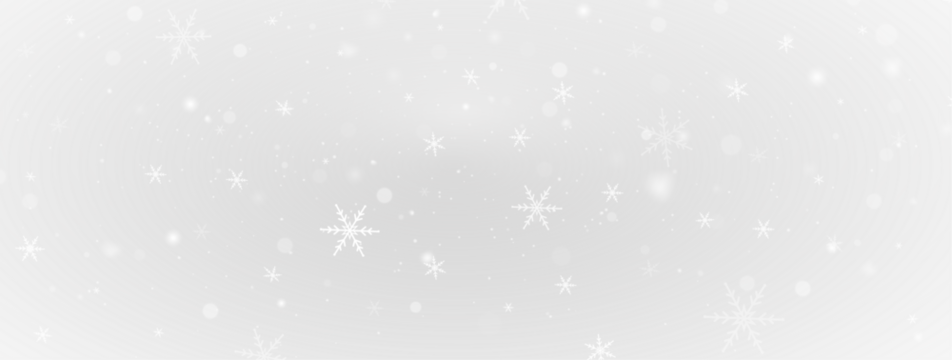 白色背景下的孤立雪花