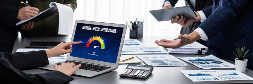 评估网站加载速度的计算机软件。提升网站加载速度的快捷概念。