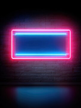 huge discounts neon sign bright pink and blue palette eyecatching and modern composition suitable for black friday and holiday sales ideal for storefronts and online advertisements